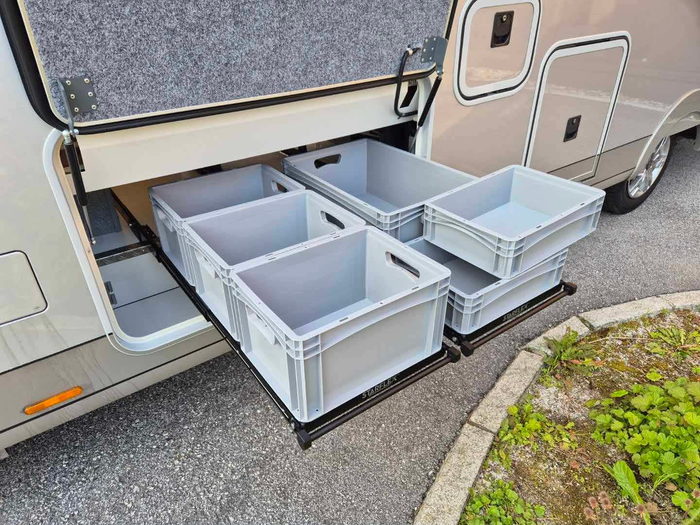 Euroslider - sistema extraíble para cajas Euro