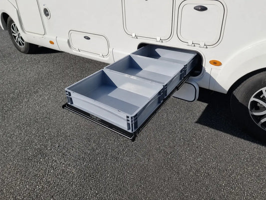 Euroslider pakke for dobbeltgulv – Komplett med Eurobokser