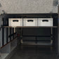 Square telescopic tube for Euro boxes