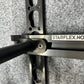 Horizontal rail for bike holders