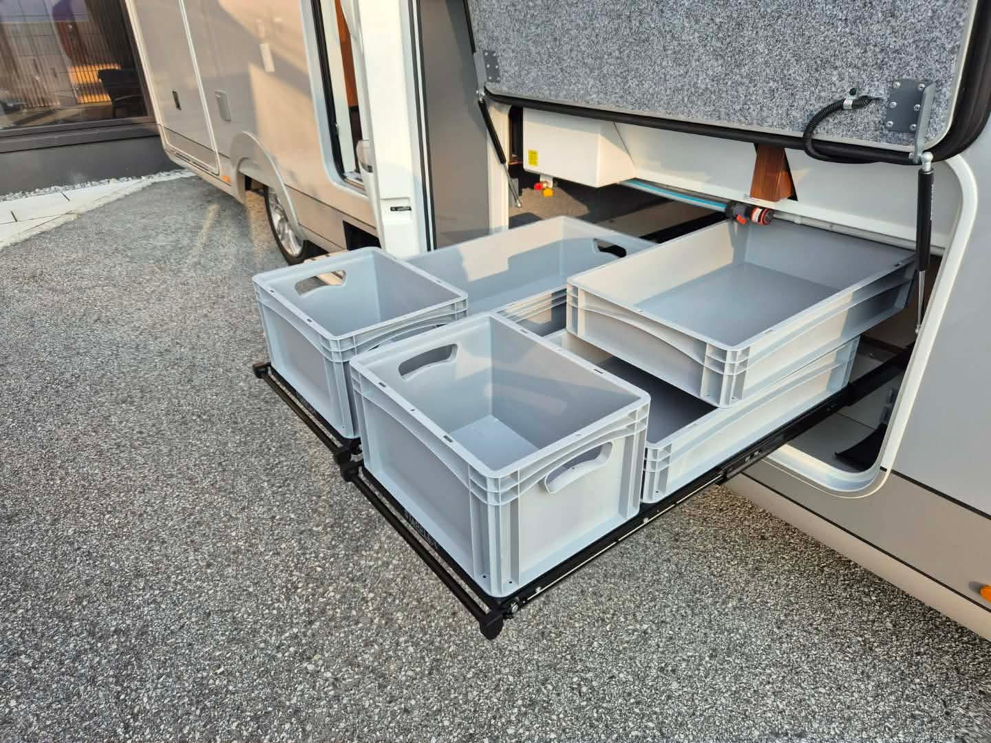 Euroslider - sistema extraíble para cajas Euro