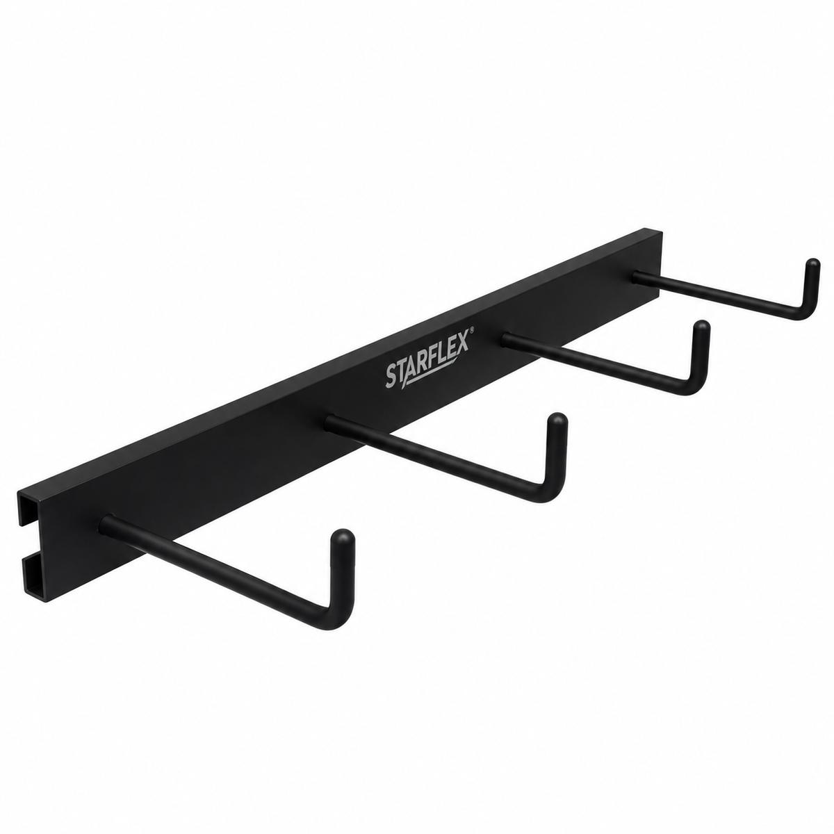 Knaggrekke med fire lange kroker, 14 cm og 90°