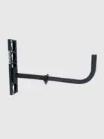 Justerbar opphengskrok i aluminium – tilpasset med hurtigklemme og 13 cm oppstikkende kant.