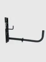 Justerbar opphengskrok i aluminium – tilpasset med hurtigklemme og 13 cm oppstikkende kant.