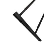 Underside av firkantet teleskoprør med festepunkt og skinneprofil tilpasset Starflex modulskinner.