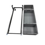 Starflex Carthago Euroslider modulært uttrekkssystem for eurobokser, tilpasset bobil med tak- og veggmontering