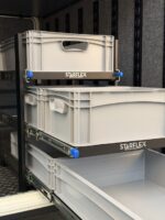 Starflex Euroslider uttrekkssystem med Eurobokser og teleskopskinner